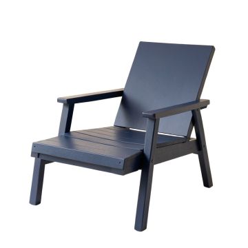 Reed Bend Outdoor Lounge Chair - Navy