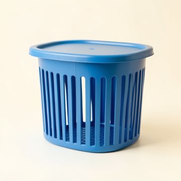 Oak Bluff Laundry Hamper - Blue (synthetic illustration; no displayed measurements)