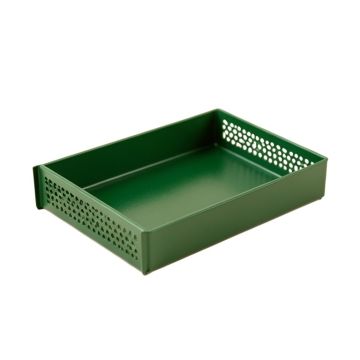 Holly Bluff Empty Under-Desk Cable Tray - Green (synthetic illustration; no displayed measurements)