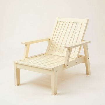 Glen Bluff Outdoor Lounge Chair - Cream (synthetic illustration; no displayed measurements)