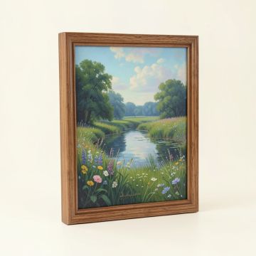 Walk In The Meadows At Argenteuil By Claude Monet - Picture Frame Painting Print On Canvas (synthetic illustration; no displayed measurements)