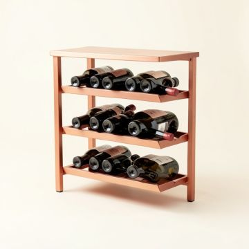 Floyd Metal Storage 21 Bottle Floor Wine Bottle Rack (synthetic illustration; no displayed measurements)