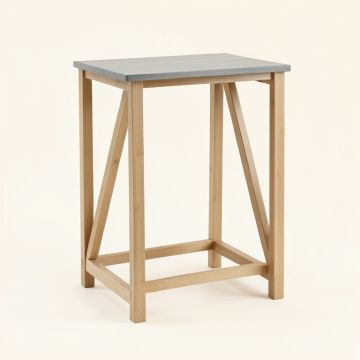 Olive Branch Freestanding Laundry Folding Counter - Gray (synthetic illustration; no displayed measurements)