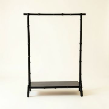 Vale Branch Empty Garment Rack - Black (synthetic illustration; no displayed measurements)
