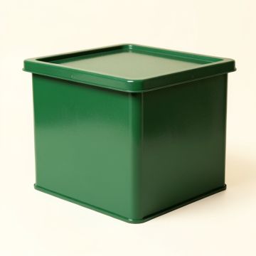 Ridge Bend Closed Outdoor Storage Box - Green (synthetic illustration; no displayed measurements)