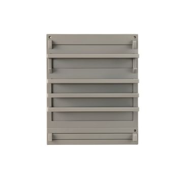 Harbor Bridge Empty Wall-Mounted Tool Organizer Panel - Gray