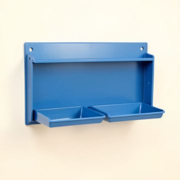 Linden Brook Empty Wall-Mounted Tool Organizer Panel - Blue (synthetic illustration; no displayed measurements)