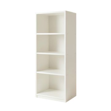 Dawn Brook Narrow Cubby Tower - White