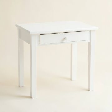 Dune Bridge Small Writing Desk - White (synthetic illustration; no displayed measurements)