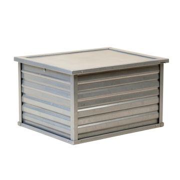 Cove Bridge Closed Outdoor Storage Box - Gray