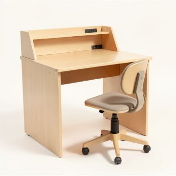 William 44 '' W Writing Desk With Hutch And Chair Set (synthetic illustration; no displayed measurements)