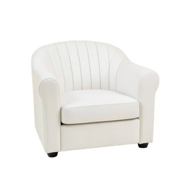 Alder Bluff Upholstered Armchair - White