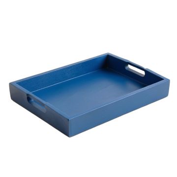 Moss Bridge Serving Tray - Blue