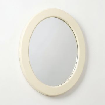 Oak Crest Framed Wall Mirror - Cream (synthetic illustration; no displayed measurements)