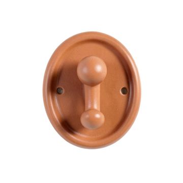 Pine Arc Wall-Mounted Robe Hook - Terracotta