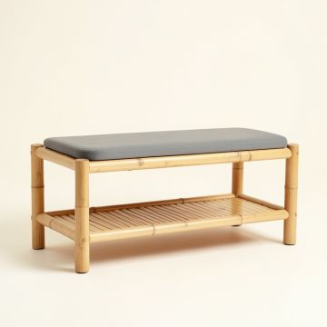 Alder Bluff Indoor Bench - Gray (synthetic illustration; no displayed measurements)