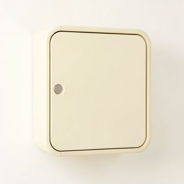 Shore Bluff Wall-Mounted Laundry Cabinet - Ivory (synthetic illustration; no displayed measurements)