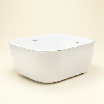 Sara 67 '' X 32 '' Freestanding Soaking Bathtub (synthetic illustration; no displayed measurements)