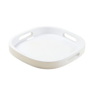 Flint Bluff Serving Tray - White