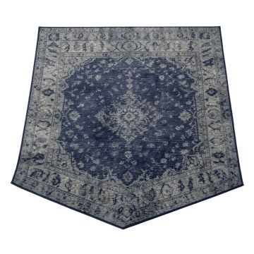 Rizzi Power Loom Navy/Gray Rug