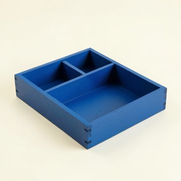 Pine Bluff Empty Pantry Drawer Organizer Insert - Blue (synthetic illustration; no displayed measurements)