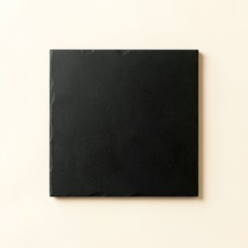 Flint Crest Uninstalled Square Decorative Tile - Black (synthetic illustration; no displayed measurements)