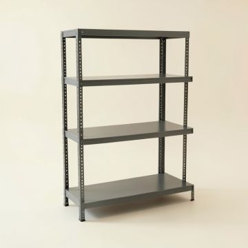 72 '' H X 48 '' W X 18 '' D Rivet 5 Shelf Shelving Unit Starter (synthetic illustration; no displayed measurements)