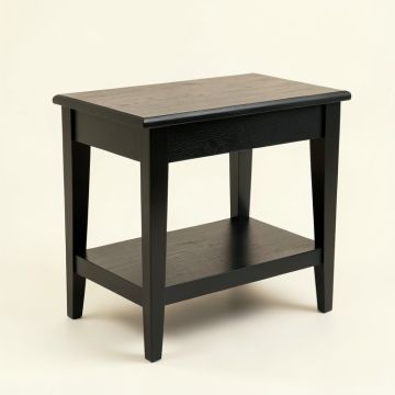 Ash Canyon Side Table - Black (synthetic illustration; no displayed measurements)