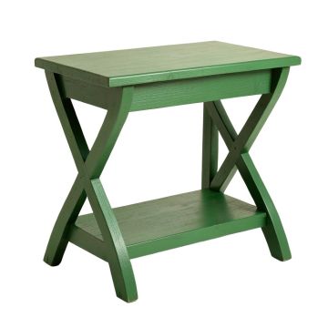 Flint Edge Side Table - Green (synthetic illustration; no displayed measurements)