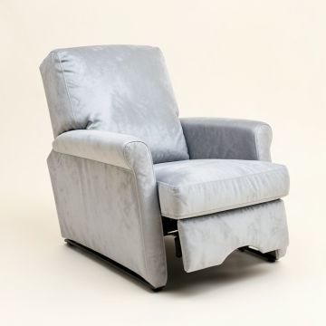 Swivel Rocker Fabric Recliner Chair - Reclining Chair Manual (synthetic illustration; no displayed measurements)