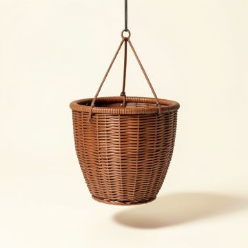 Judsonia Rattan Hanging Planter (synthetic illustration; no displayed measurements)