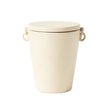 Dawn Bend Storage Canister With Lid - Cream