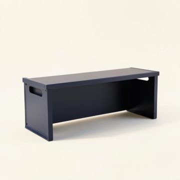 Holly Dale Narrow Outdoor Storage Bench - Navy (synthetic illustration; no displayed measurements)