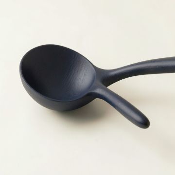 Moss Crest Cooking Spoon - Navy (synthetic illustration; no displayed measurements)