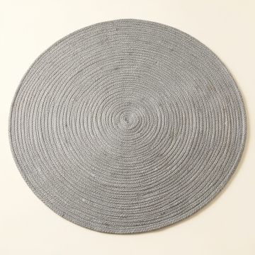 Bay Bluff Round Area Rug - Gray (synthetic illustration; no displayed measurements)