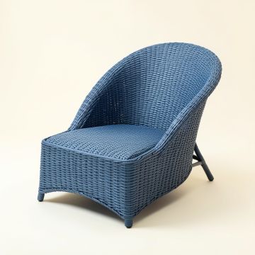 Cedar Crest Outdoor Lounge Chair - Blue (synthetic illustration; no displayed measurements)