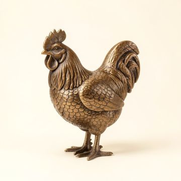 Delrio Rooster Figurine (synthetic illustration; no displayed measurements)