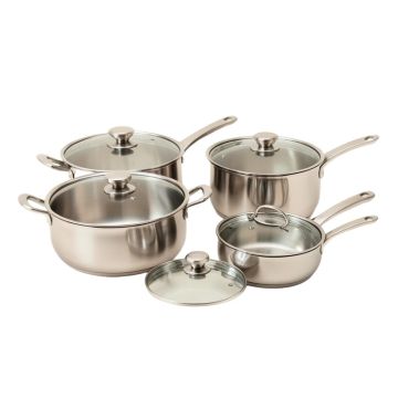 Cook N Home 12 Piece Stainless Steel Cookware Set