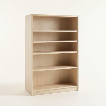 Stone Crossing Freestanding Bookcase - Beige (synthetic illustration; no displayed measurements)