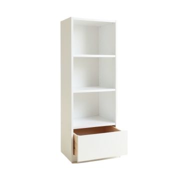 Glen Edge Narrow Cubby Tower - White