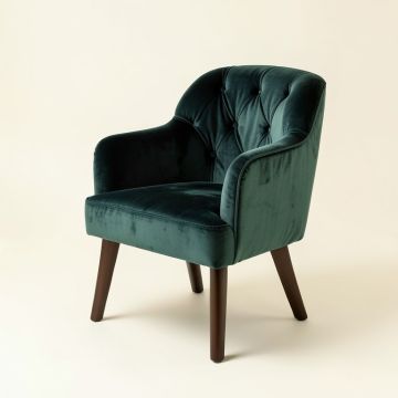 Lucious Tufted Velvet Parsons Chair (synthetic illustration; no displayed measurements)