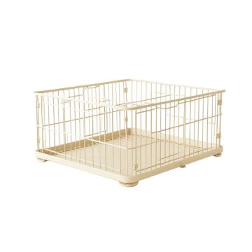 Dune Brook Empty Furniture-Style Pet Crate - Ivory