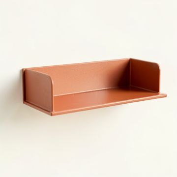 Moss Canyon Wall-Mounted Shelf - Terracotta (synthetic illustration; no displayed measurements)