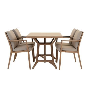 Zaina 3 Piece Bistro Set With Cushions