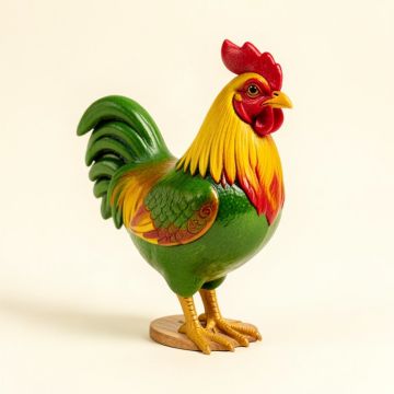 Schacher Rooster Figurine (synthetic illustration; no displayed measurements)