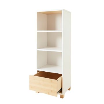 Linden Dale Narrow Cubby Tower - White