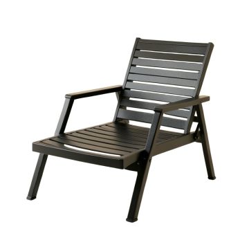 Summit Branch Outdoor Lounge Chair - Black