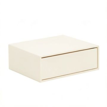 Clay Bluff Desktop Monitor Riser - Ivory (synthetic illustration; no displayed measurements)