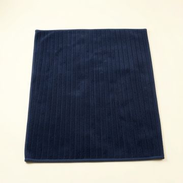 River Arc Bath Mat - Navy (synthetic illustration; no displayed measurements)