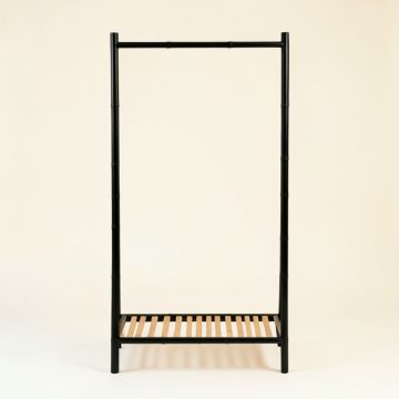 Cove Arc Empty Garment Rack (synthetic illustration; no displayed measurements)